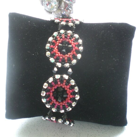 Red/Black Sixpence Bracelet